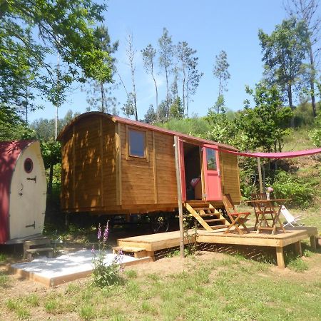 Rosa The Cosy Cabin - Gypsy Wagon - Shepherds Hut, River Views Off-Grid Eco Living Vila Pedrogao Grande Exterior foto